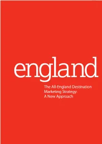 The All-England Destination Marketing Strategy: a New Approach