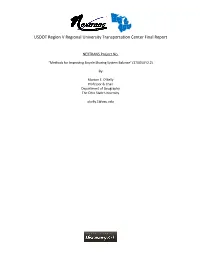 USDOT Region V Regional University Transportation Center Final Report