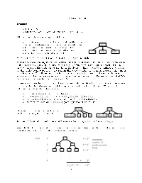B-Trees and 2-3-4 Trees Reading