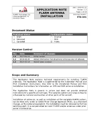 FTD-041 Application Note FLARM Antenna Installation