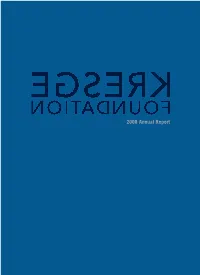 2008 Annual Report a Response for a World Turned on Its Head