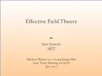 Effective Field Theory