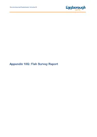 Eggborough CCGT Appendix 10G: Fish Survey Report