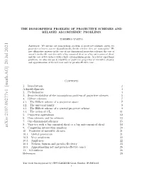 The Isomorphism Problem of Projective Schemes and Related Algorithmic Problems