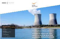 Advanced Reactor and Small Modular Reactor Licensing