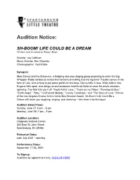 Audition Notice