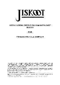 Installation, Operation, & Maintenance Manual