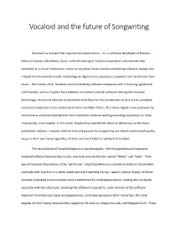 Vocaloid and the Future of Songwriting