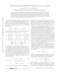 General Formulas of the Structure Constants in the $\Mathfrak {Su}(N