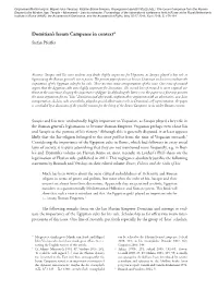 Domitian's Iseum Campense in Context*