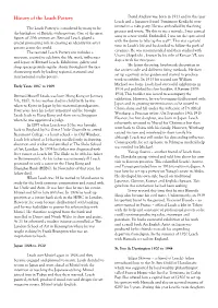 History of the Leach Pottery David Andrew Was Born in 1911 and in This Year Leach and a Japanese Friend Tomimoto Kenkichi Were Invited to a Raku Party