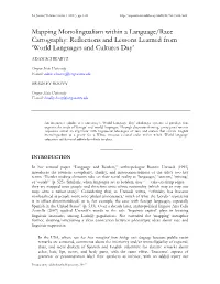 Mapping Monolingualism Within a Language/Race Cartography: Reflections and Lessons Learned from ‘World Languages and Cultures Day’