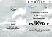 Program Italian Workshop