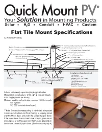 Your Solution in Mounting Products Solar H2 O
