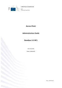 Access Point Administration Guide Domibus