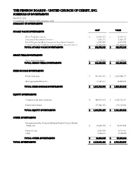 Schedule of Investments March10