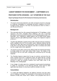 A417 STANFORD in the VALE Introduction Backgrou