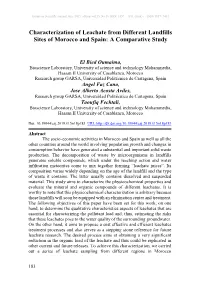 Characterization of Leachate from Different Landfills Sites of Morocco and Spain: a Comparative Study
