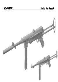 GSG-MP40 Instruction Manual