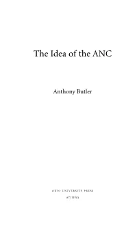 The Idea of the ANC