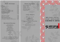 Wine List 2020