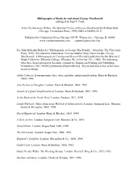 Bibliography of Books by and About George Macdonald (Abridged by Paul F
