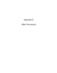 Appendix E Other Documents