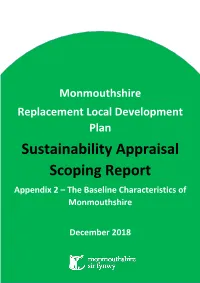 Baseline Data for Monmouthshire