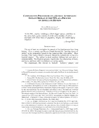 Instant Replay in the Nfl As a Process of Appellate