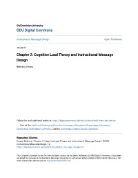 Chapter 2: Cognitive Load Theory and Instructional Message Design