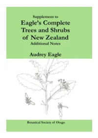 Eagle's Complete Trees and Shrubs of New Zealand