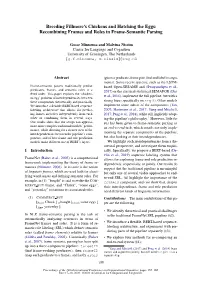 Recombining Frames and Roles in Frame-Semantic Parsing
