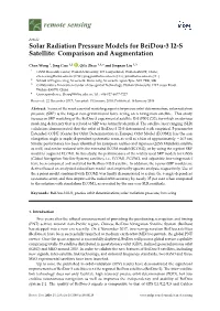 Solar Radiation Pressure Models for Beidou-3 I2-S Satellite: Comparison and Augmentation