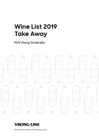 Wine List 2019 Take Away