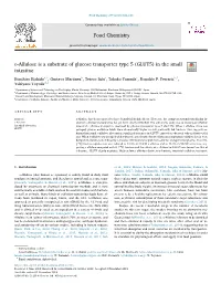 D-Allulose Is a Substrate of Glucose Transporter Type 5 (GLUT5) in the Small Intestine