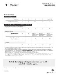 Refer to the Next Page to Find Your Device Make and Model, and Which Device Tier Applies