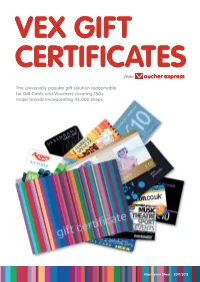 VEX Certificates Brochure High