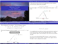 5.4 Law of Cosines and Solving Triangles (Slides 4-To-1).Pdf