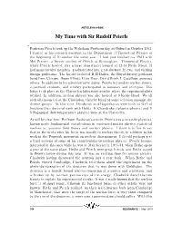 My Time with Sir Rudolf Peierls