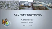 CEC Methodology Review