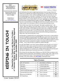October Table of Contents
