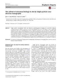 The Advent of Structural Biology in Situ by Single Particle Cryo-Electron