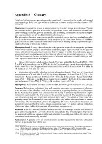 Appendix a Glossary