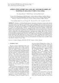 Application of Hec-Ras and Arc Gis for Floodplain Mapping in Segamat Town, Malaysia