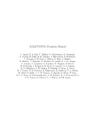 DALTON2011 Program Manual