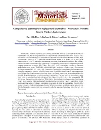 Compositional Asymmetry in Replacement Tourmaline – an Example from the Tauern Window, Eastern Alps