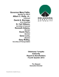 Governor Mary Fallin, Albert C. Kelly, Jr., David A