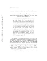 Principal Component Analysis for Second-Order Stationary Vector Time Series.” Davis, R