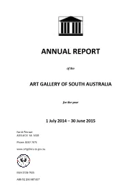 2014-15 Annual Report