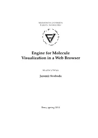 Engine for Molecule Visualization in a Web Browser